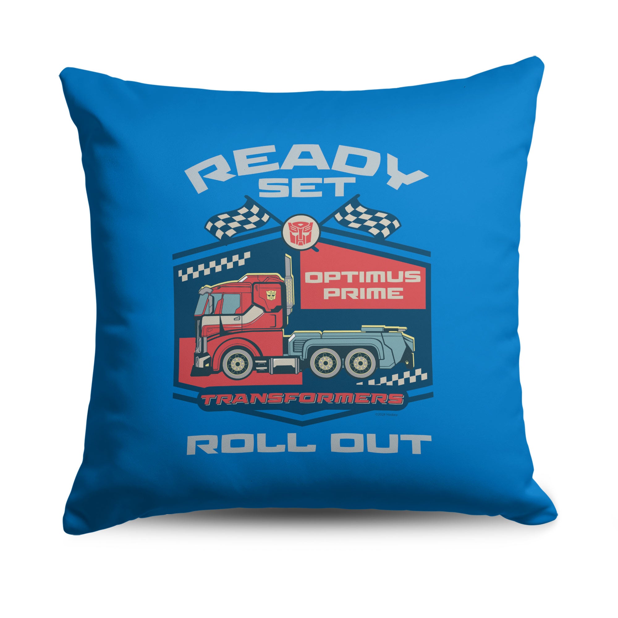 Hasbro Transformers Ready Set Rollout Throw Pillow 18X18 Inches
