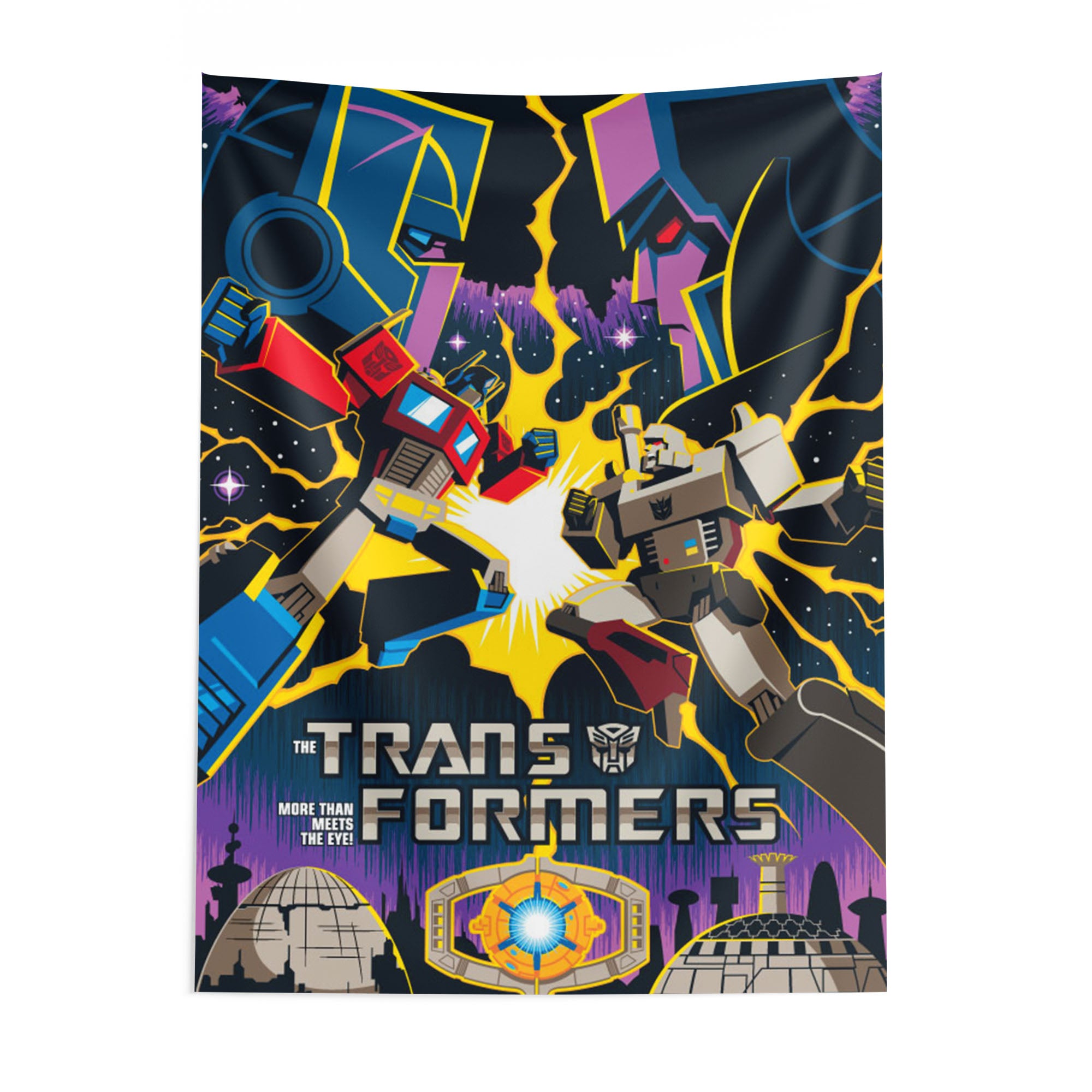 Hasbro Transformer Meets The Eye Wall Hanging 40x57 inches
