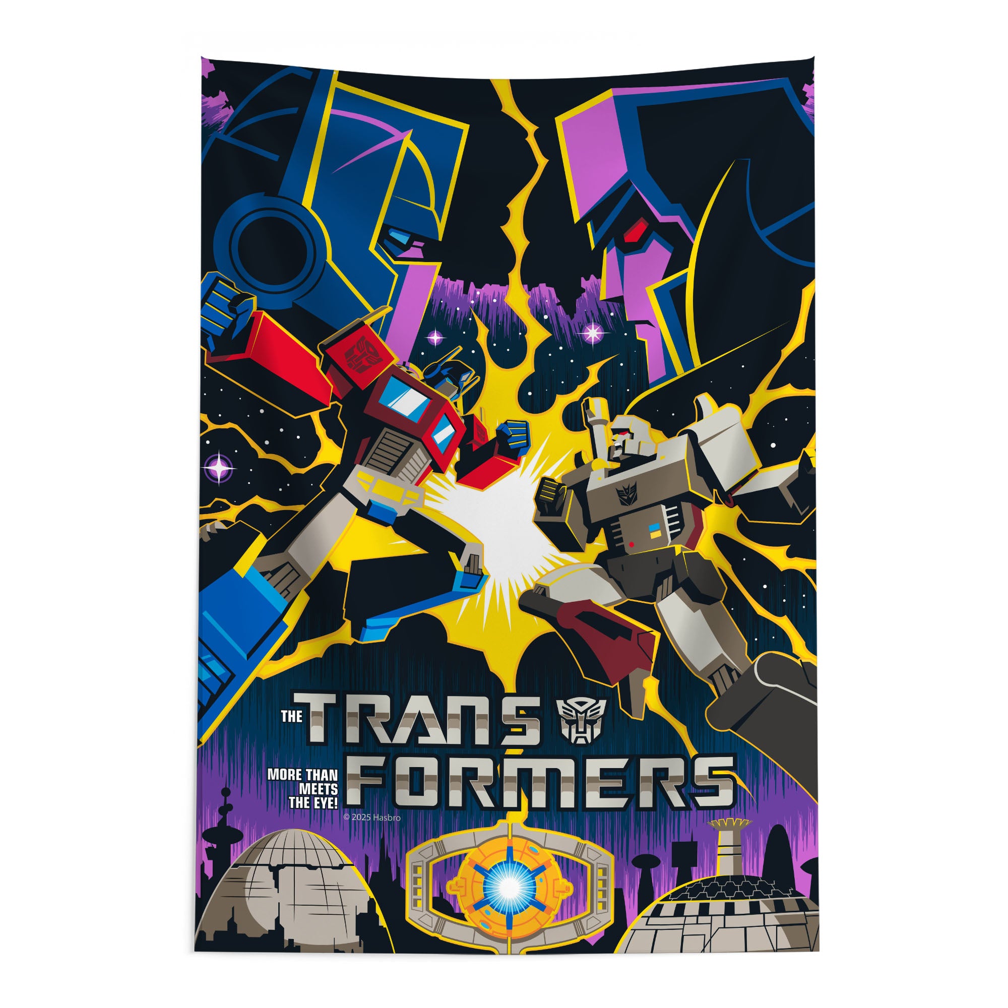 Hasbro Transformers Transformers Poster Tapestry Wall Hanging 24x36 inches
