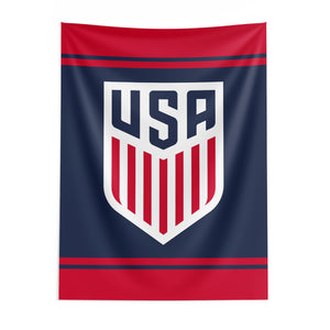US Soccer Mimic Men's Printed Wall Hanging 34x40 inches