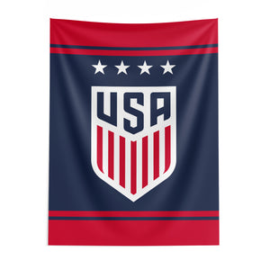 US Soccer Mimic Women's Printed Wall Hanging 34x40 inches