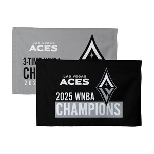 WNBA 2025 Champions Las Vegas Aces Full Press 2 Pack Fan Towel 16x25 inches