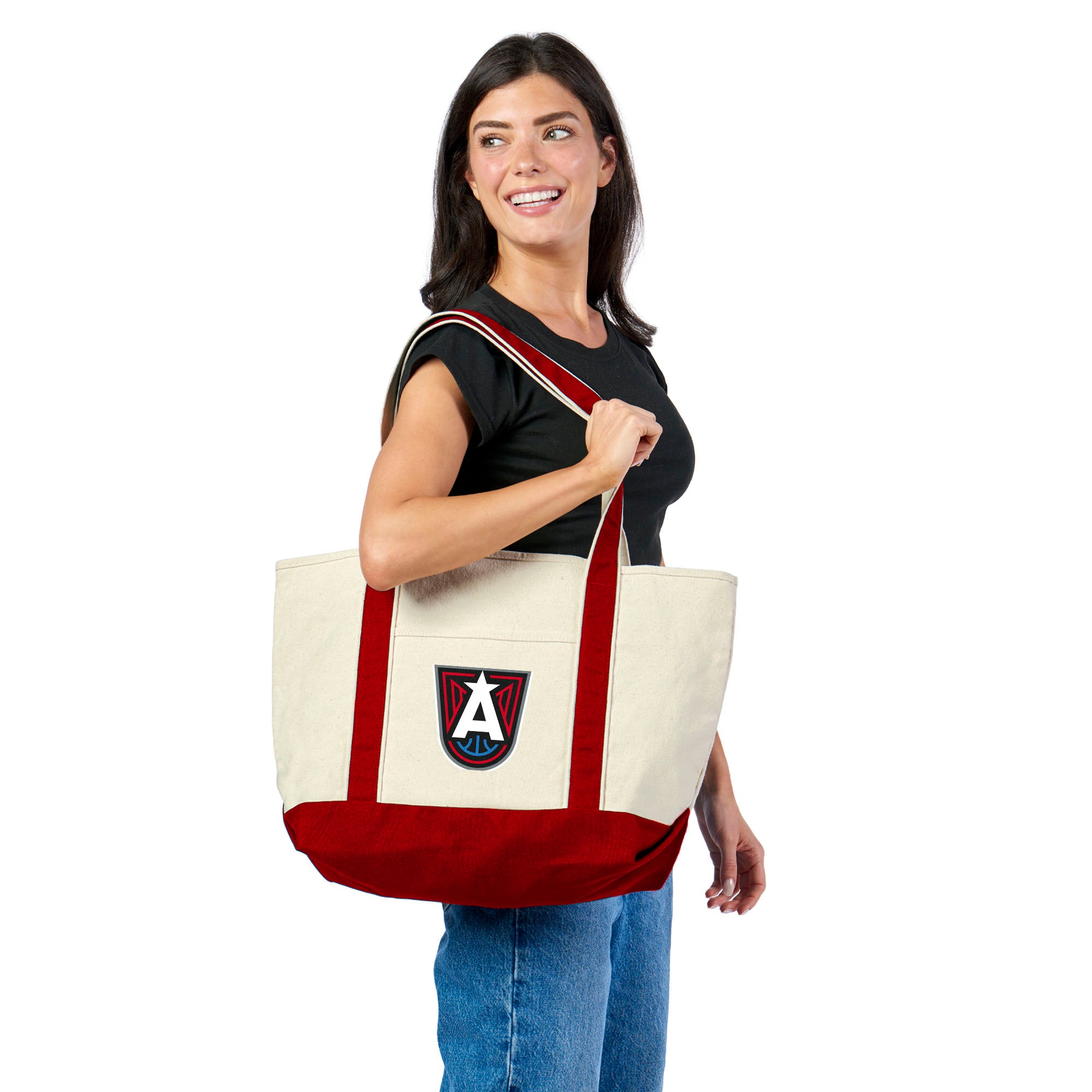 WNBA Atlanta Dream Logo Tote Bag 21x15 inches