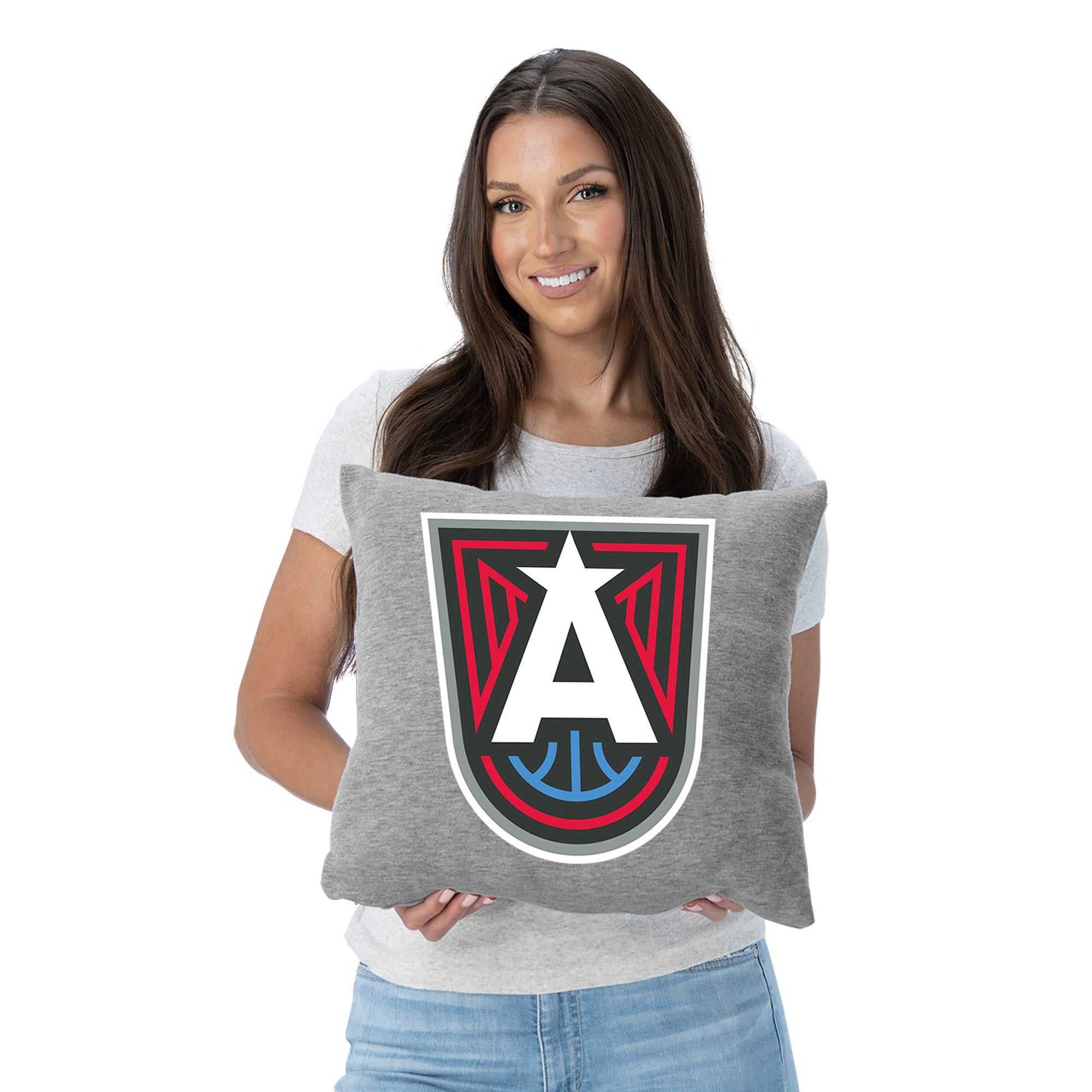 WNBA Atlanta Dream Logo Sweatshirt Pillow 16x16 inches
