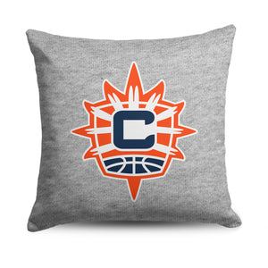 WNBA Connecticut Sun Logo Sweatshirt Pillow 16x16 inches