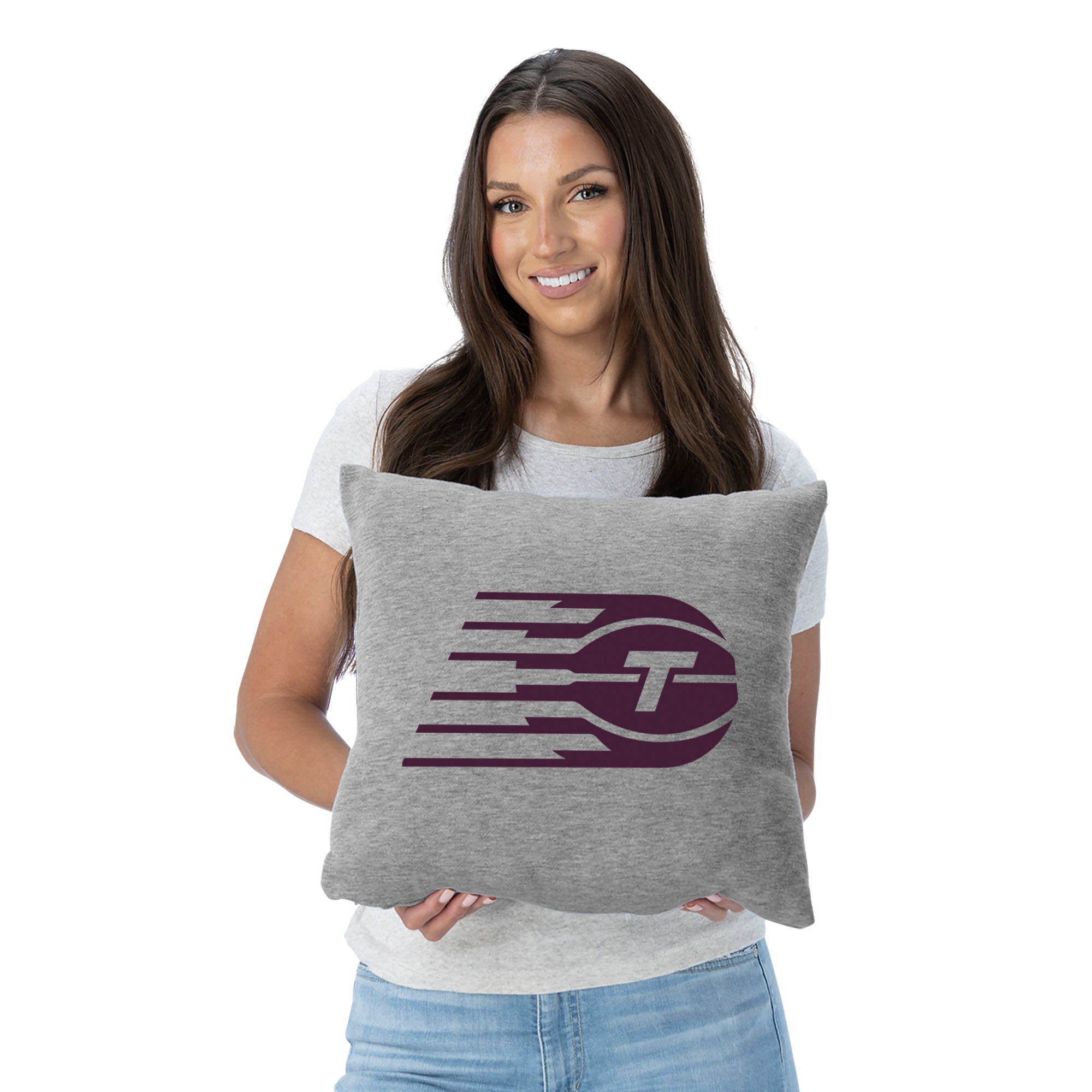 WNBA Toronto Tempo Logo Sweatshirt Pillow 16x16 inches