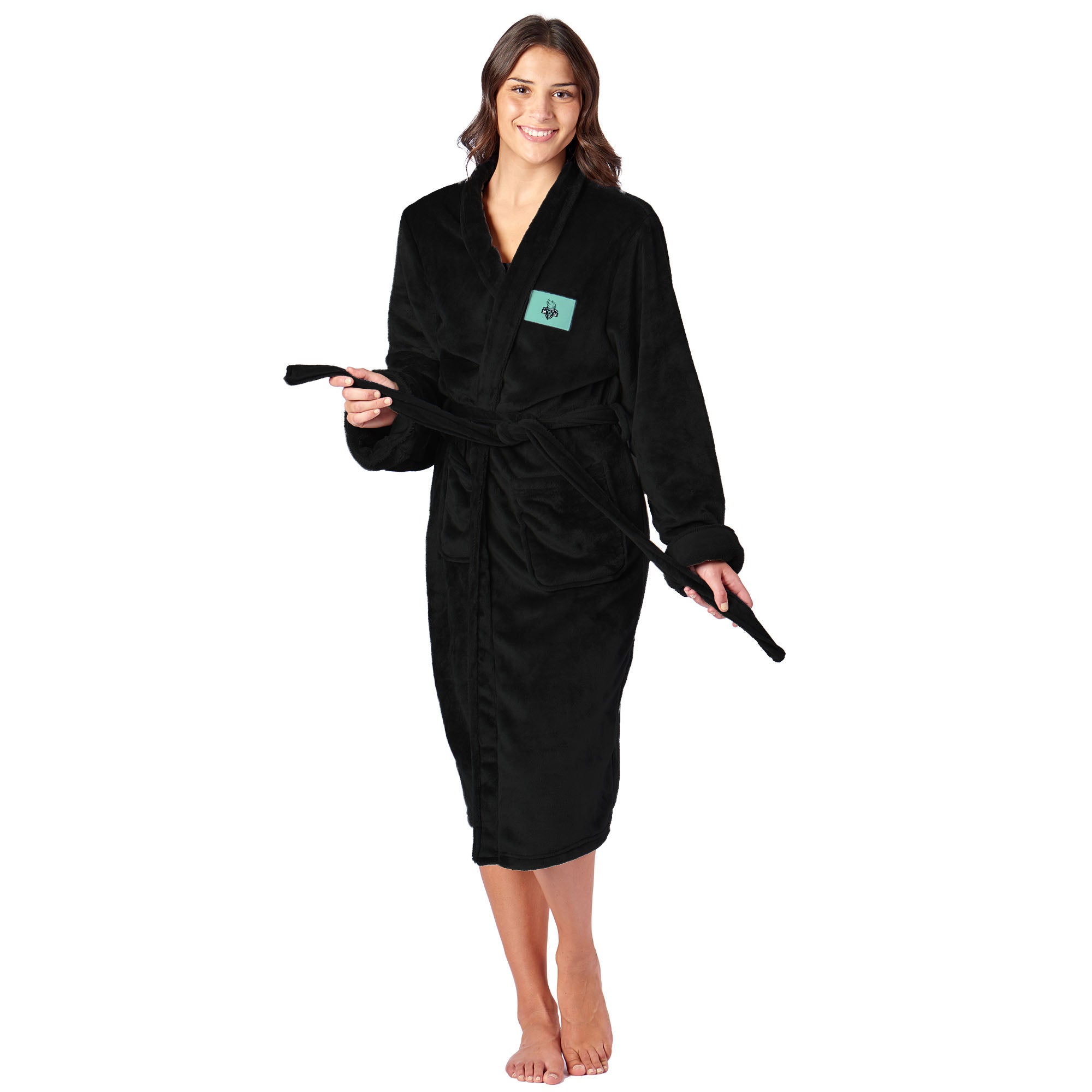 WNBA New York Liberty Logo Silk Touch Robe Small/Medium