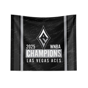 WNBA 2025 Champions Las Vegas Aces Static Wall Hanging 34x40 inches