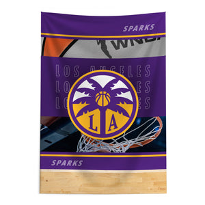 WNBA Los Angeles Sparks Detailed Collage Wall Hanging 24x36 inches