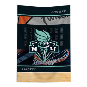 WNBA New York Liberty Detailed Collage Wall Hanging 24x36 inches