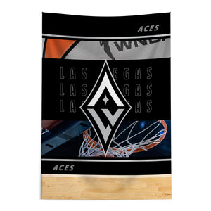 WNBA Las Vegas Aces Detailed Collage Wall Hanging 24x36 inches