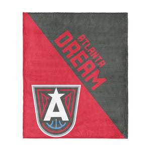 Atlanta Dream WNBA Halftone Silk Touch Throw Blanket 46x60 inches
