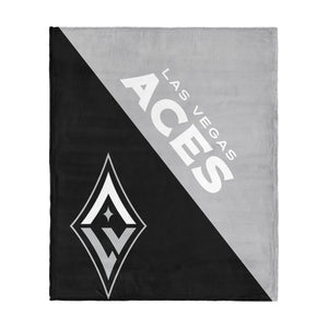 Las Vegas Aces WNBA Halftone Silk Touch Throw Blanket 46x60 inches