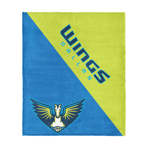 Dallas Wings WNBA Halftone Silk Touch Throw Blanket 46x60 inches