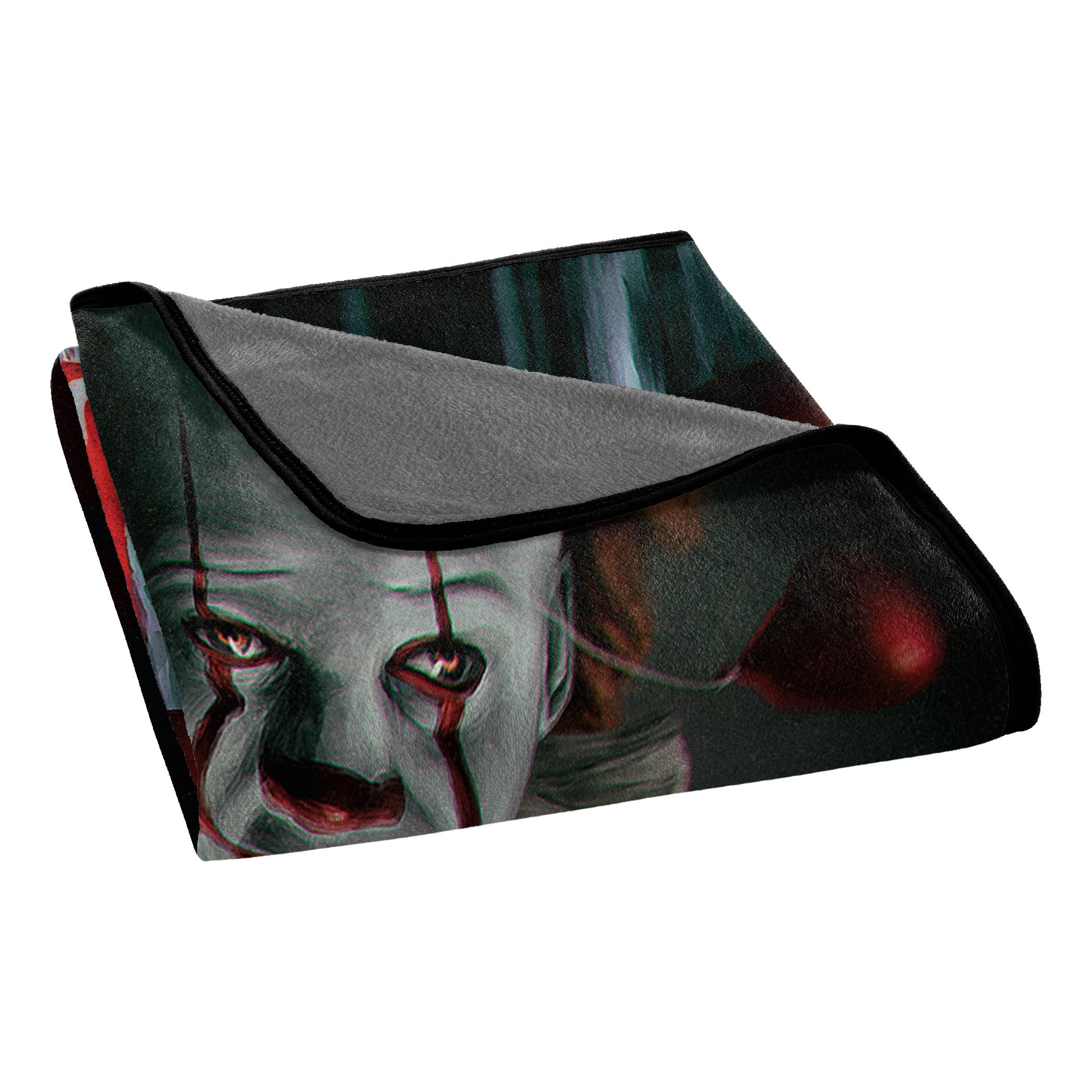 Warner Bros. It 2 Pennywise Hallucination Micro Raschel Throw Blanket 46x60 Inches