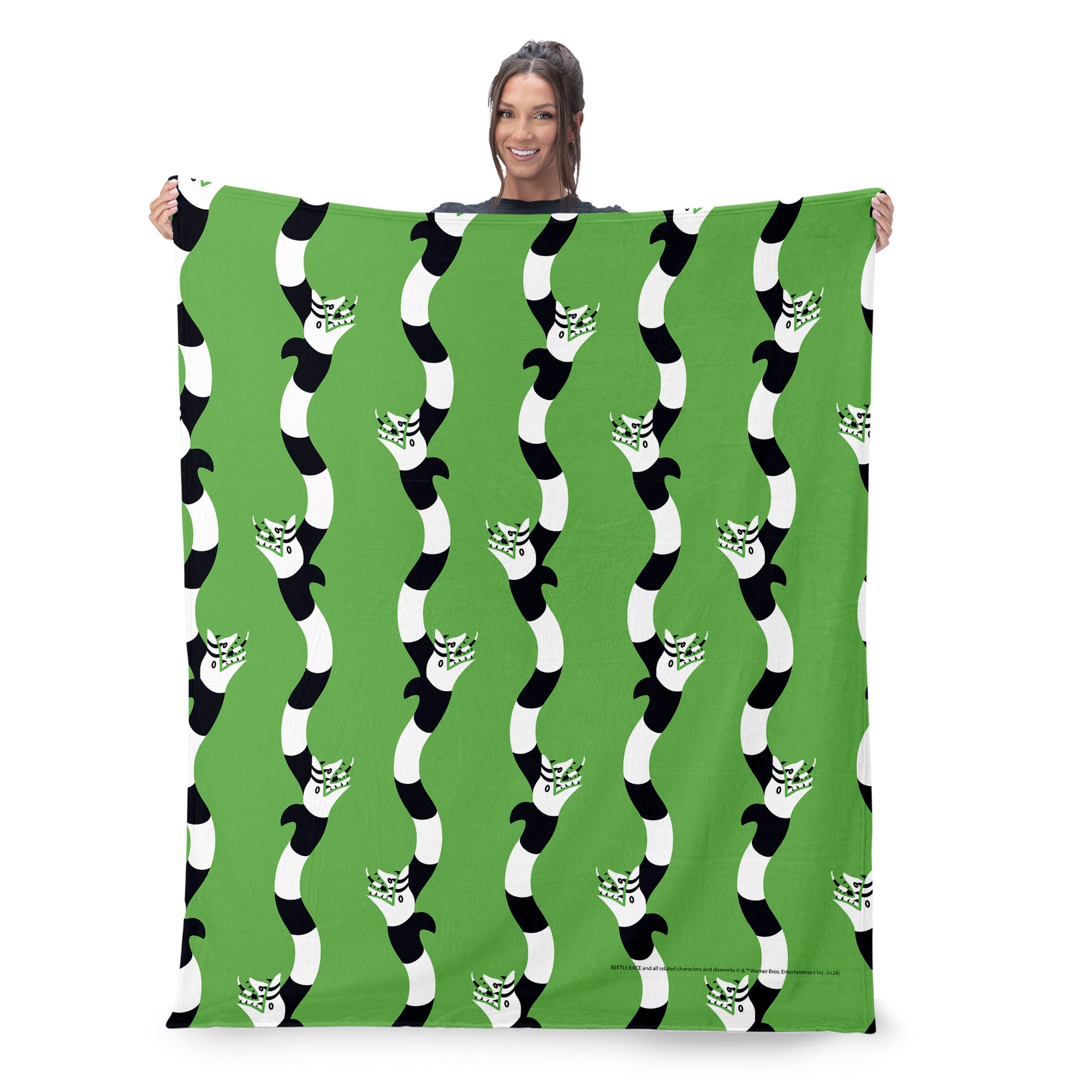 Warner Bros. Beetlejuice No Rules Silk Touch Throw Blanket 50X60 Inches