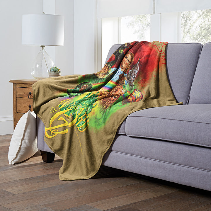 Warner Bros. WB 100 Surrender Dorothy Silk Touch Throw Blanket 50x60 Inches