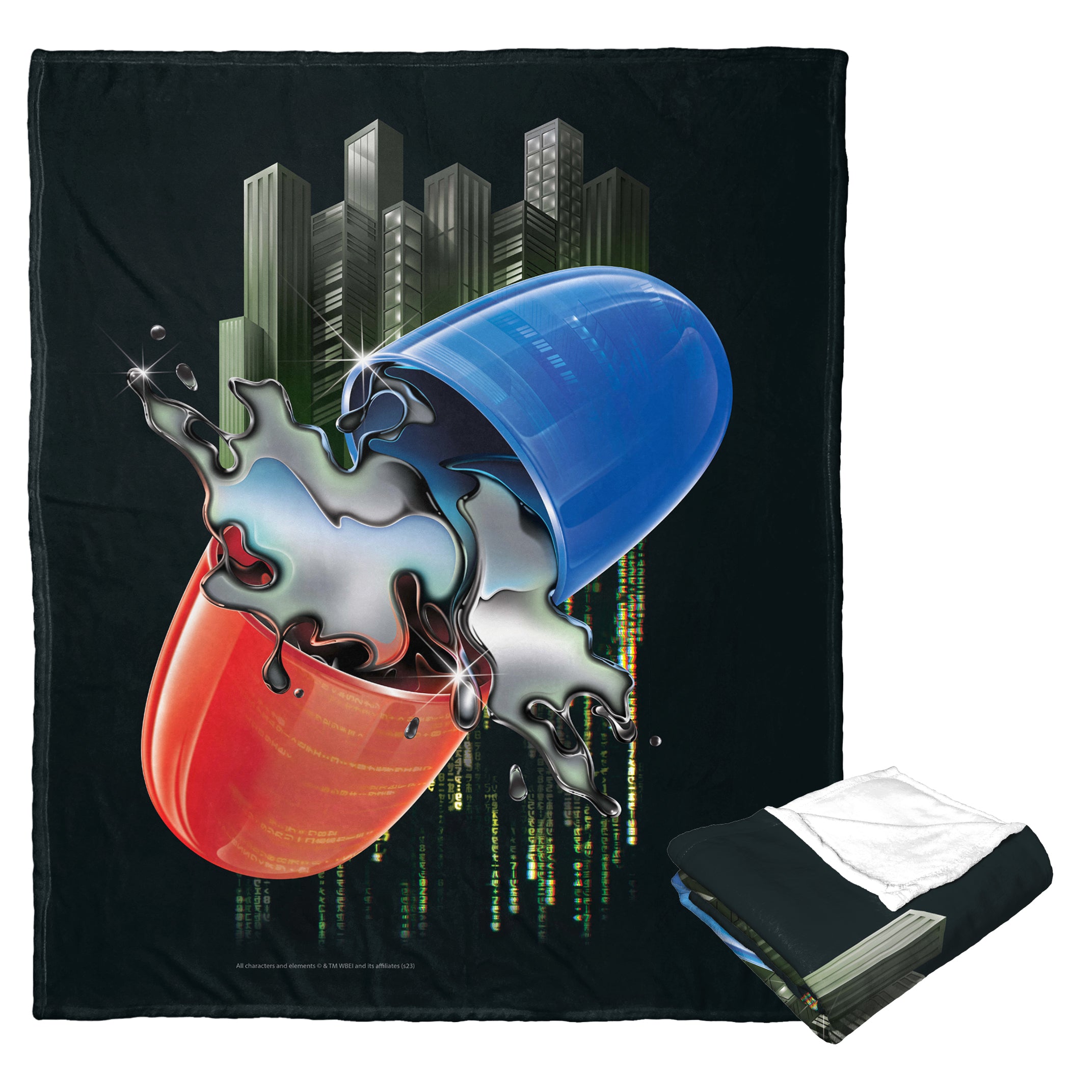 Warner Bros. WB 100 Pop A Pill Silk Touch Throw Blanket 50x60 Inches