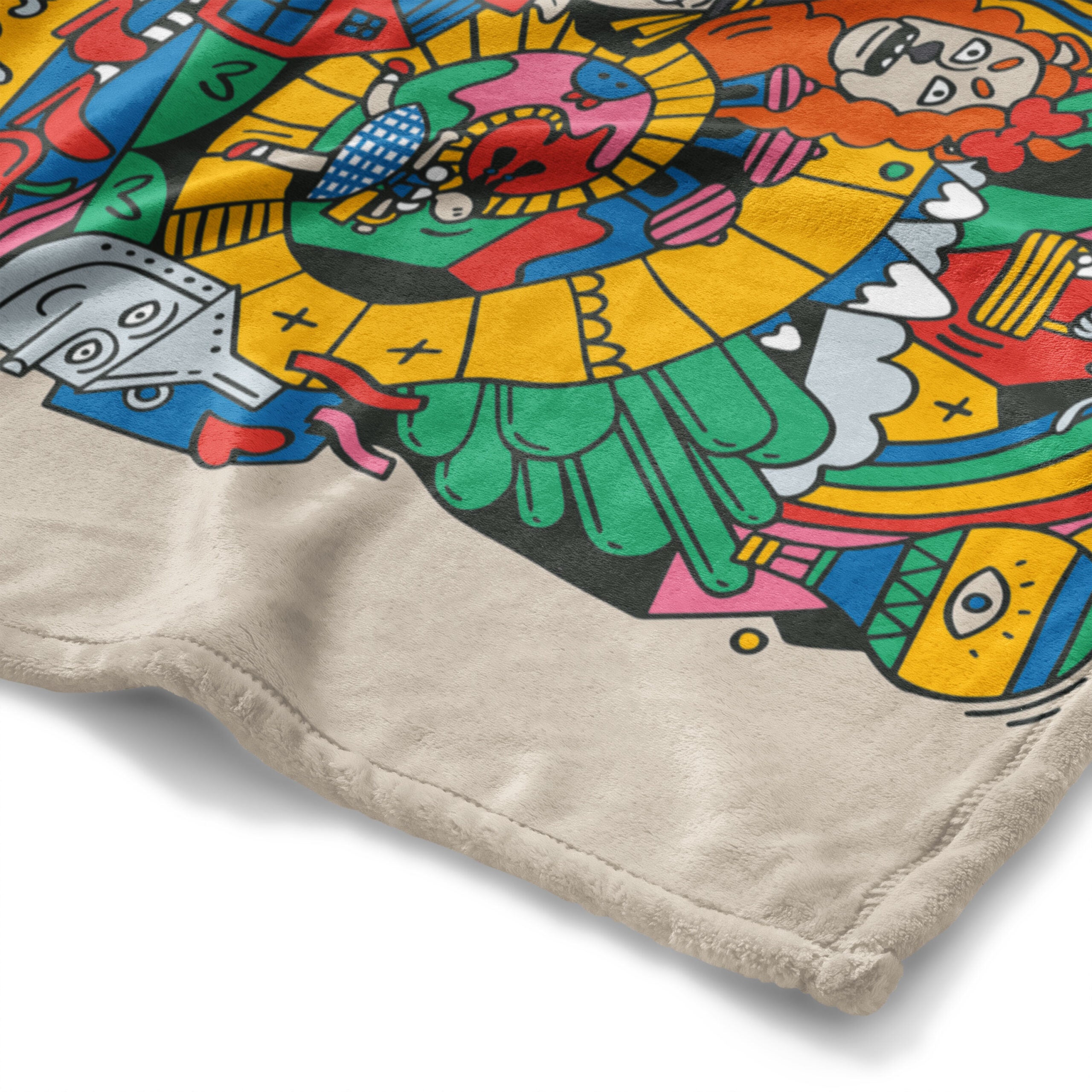 Warner Bros. WB 100 Funky Wiz Silk Touch Throw Blanket 50x60 Inches