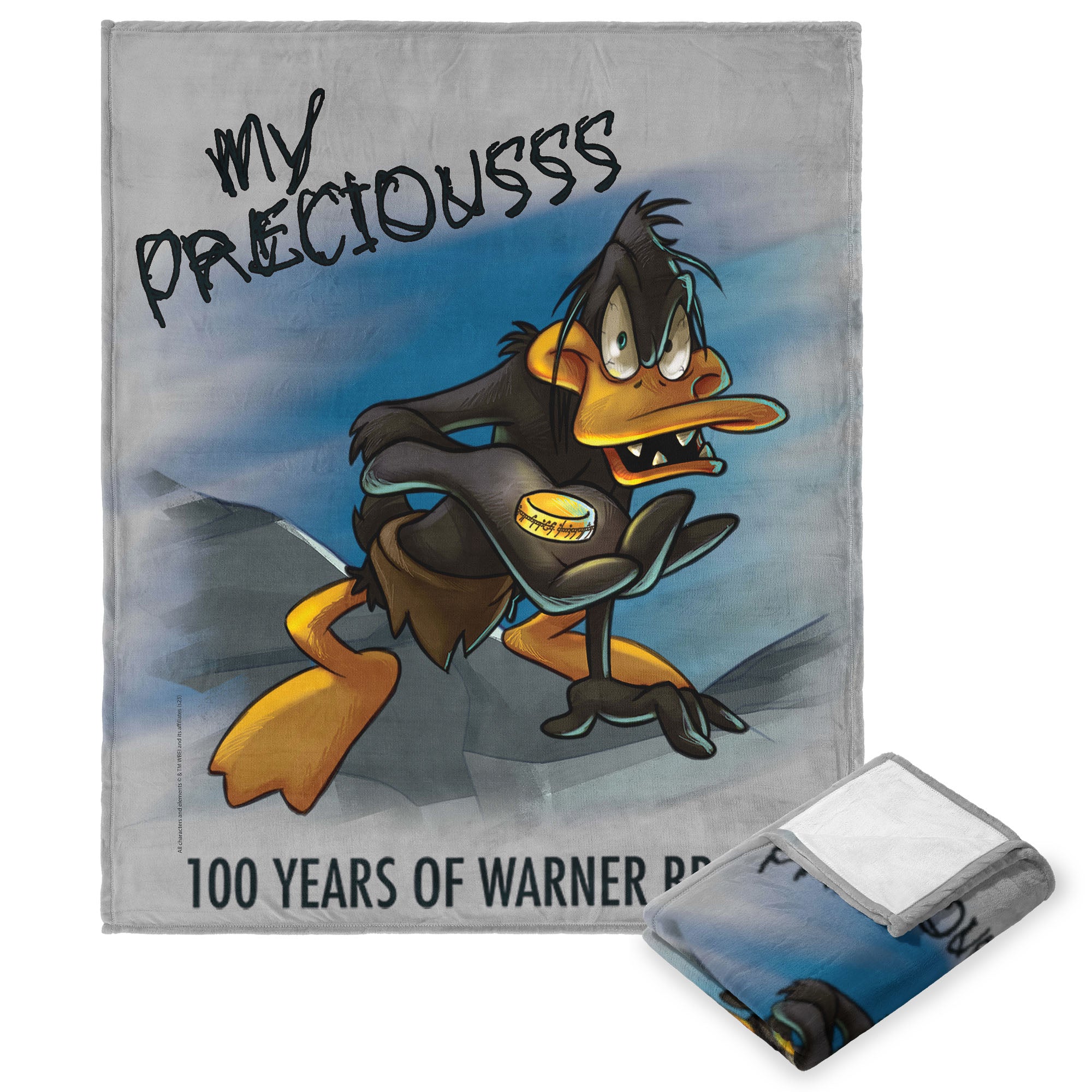 Warner Bros. WB 100 My Precious Silk Touch Throw Blanket 50x60 Inches