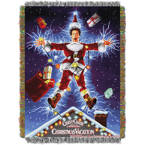 Warner Bros. Christmas Vacation Shocking Chevy Woven Tapestry Wall Hanging 48x60 Inches