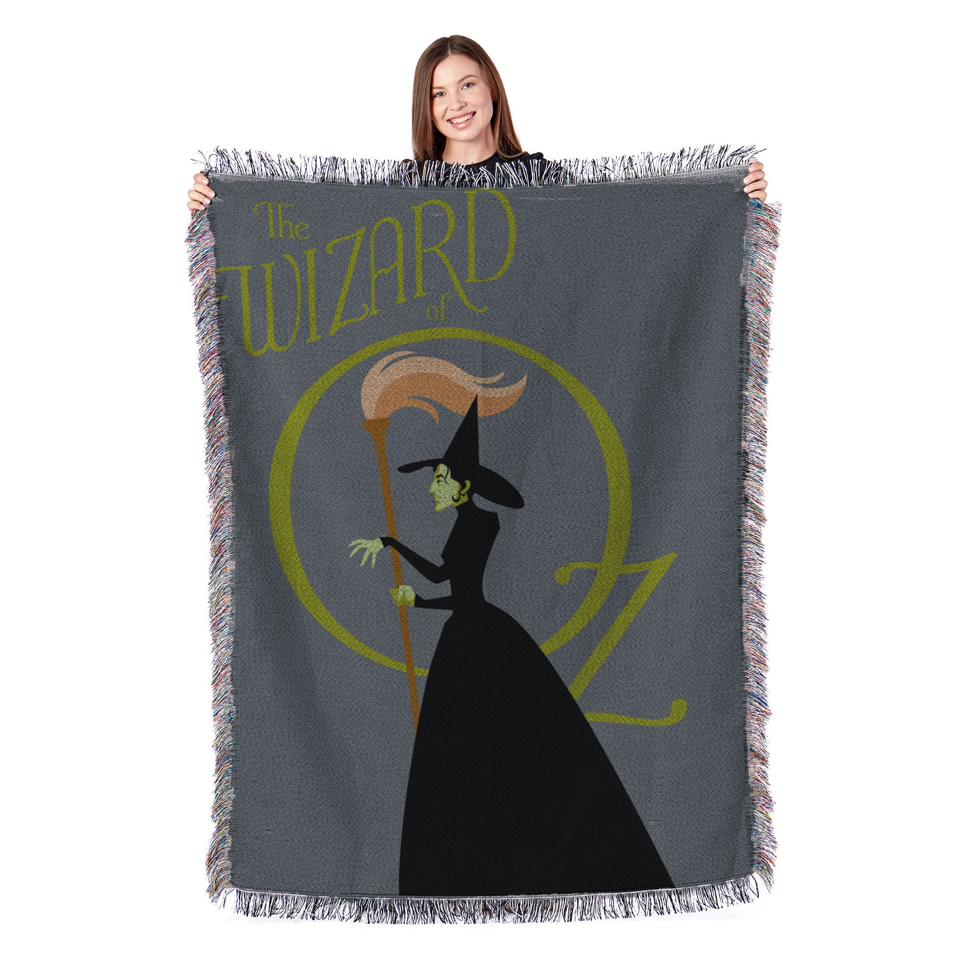 Warner Bros. The Wizard of Oz Wicked Witch of the West Tapestry Throw Blanket 46X60 Inches