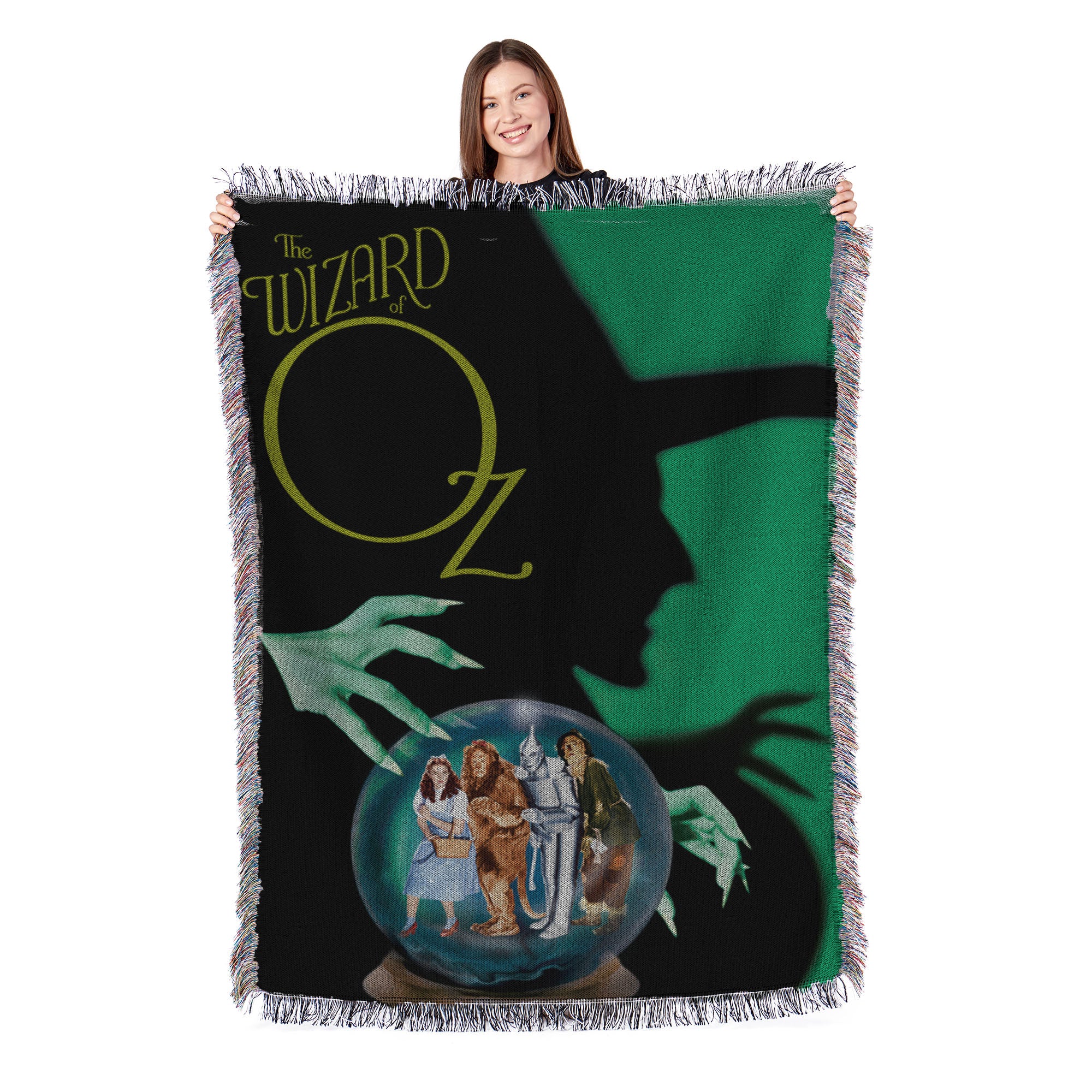 Warner Bros. The Wizard of Oz Expecting Company Tapestry Throw Blanket 46X60 Inches