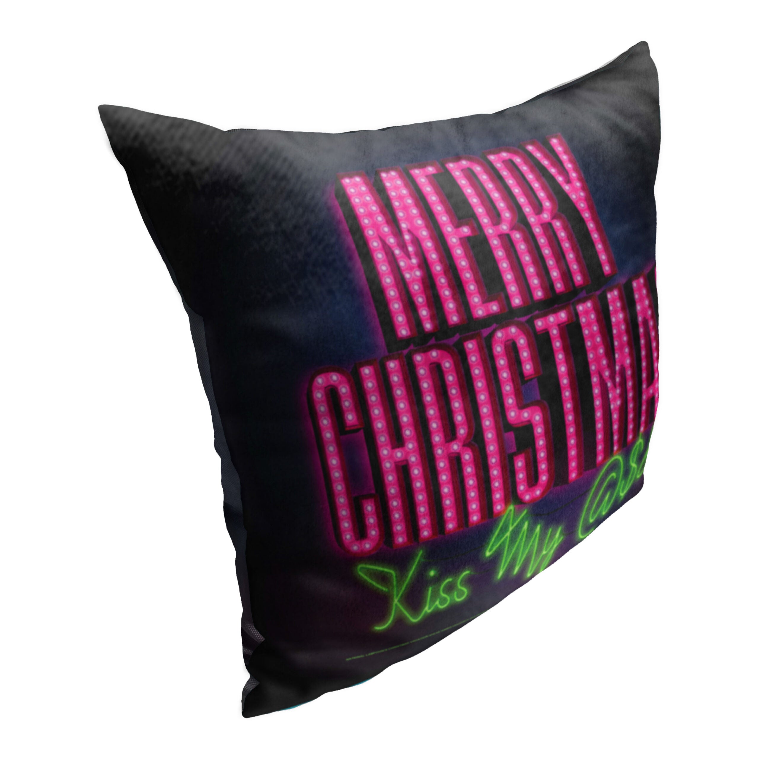 Warner Bros. Christmas Vacation Kiss My Ass Throw Pillow 18x18 Inches