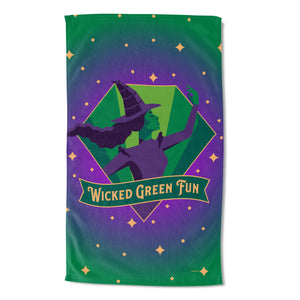 Wicked Green Fun Sand Free Beach Towel 35x60 inches