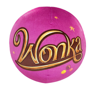 Warner Bros. Willy Wonka Wonka Logo Round Cloud Pillow 11 Inches