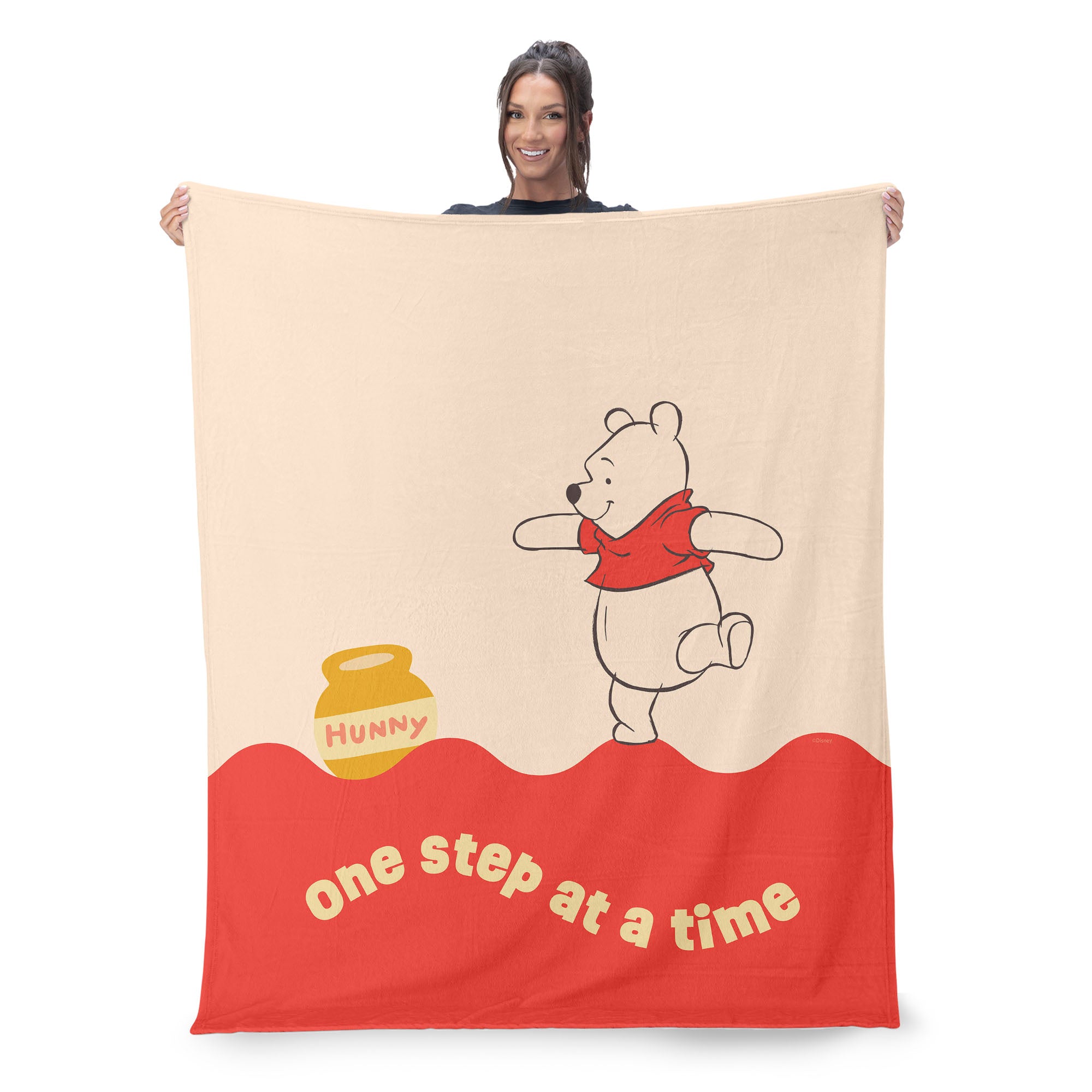 Disney Winnie the Pooh Disney Winnie the Pooh One Step Silk Touch Throw Blanket 50X60 Inches