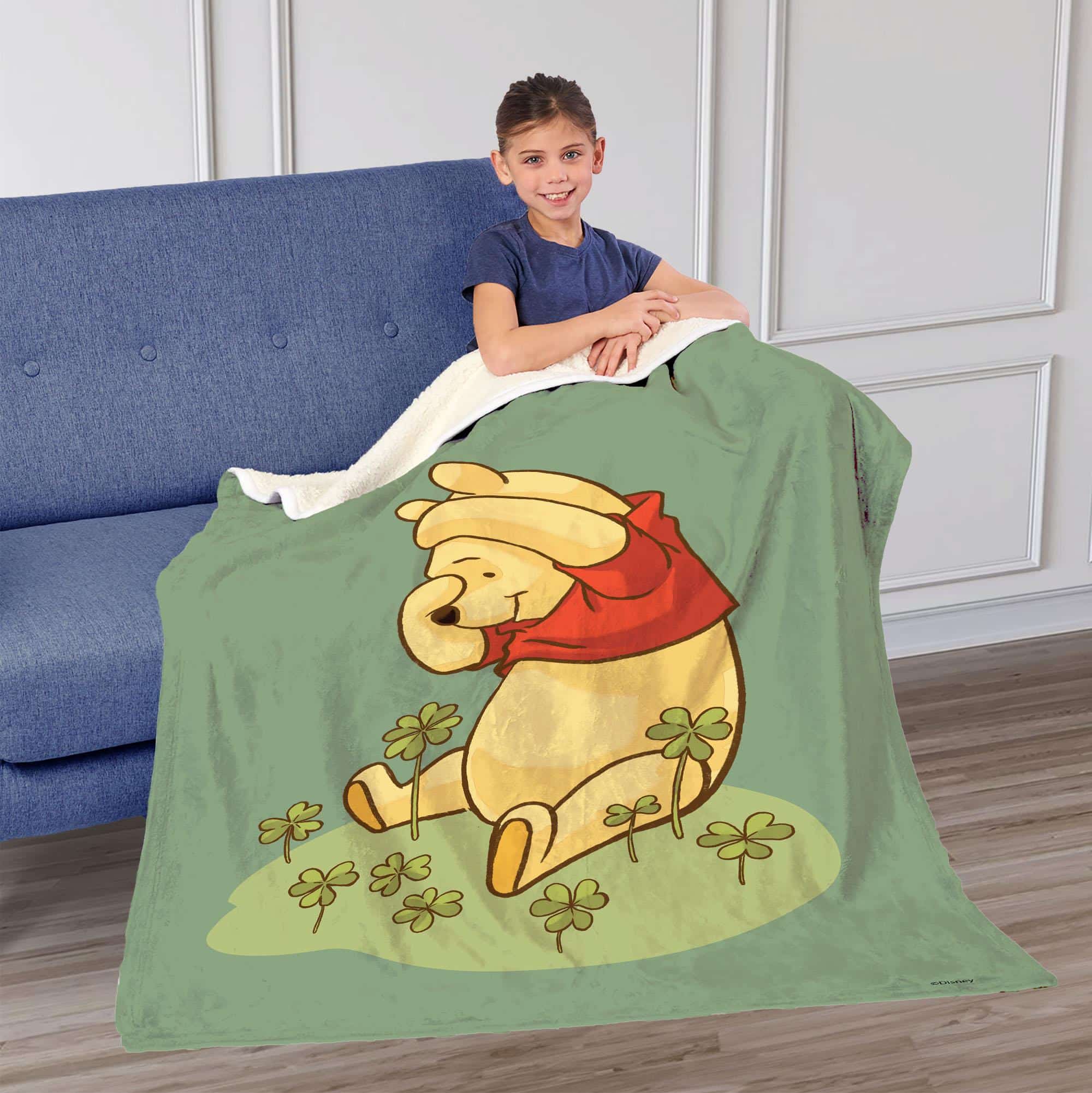 WINNIE THE POOH FLEECE hot BLANKET 50x60