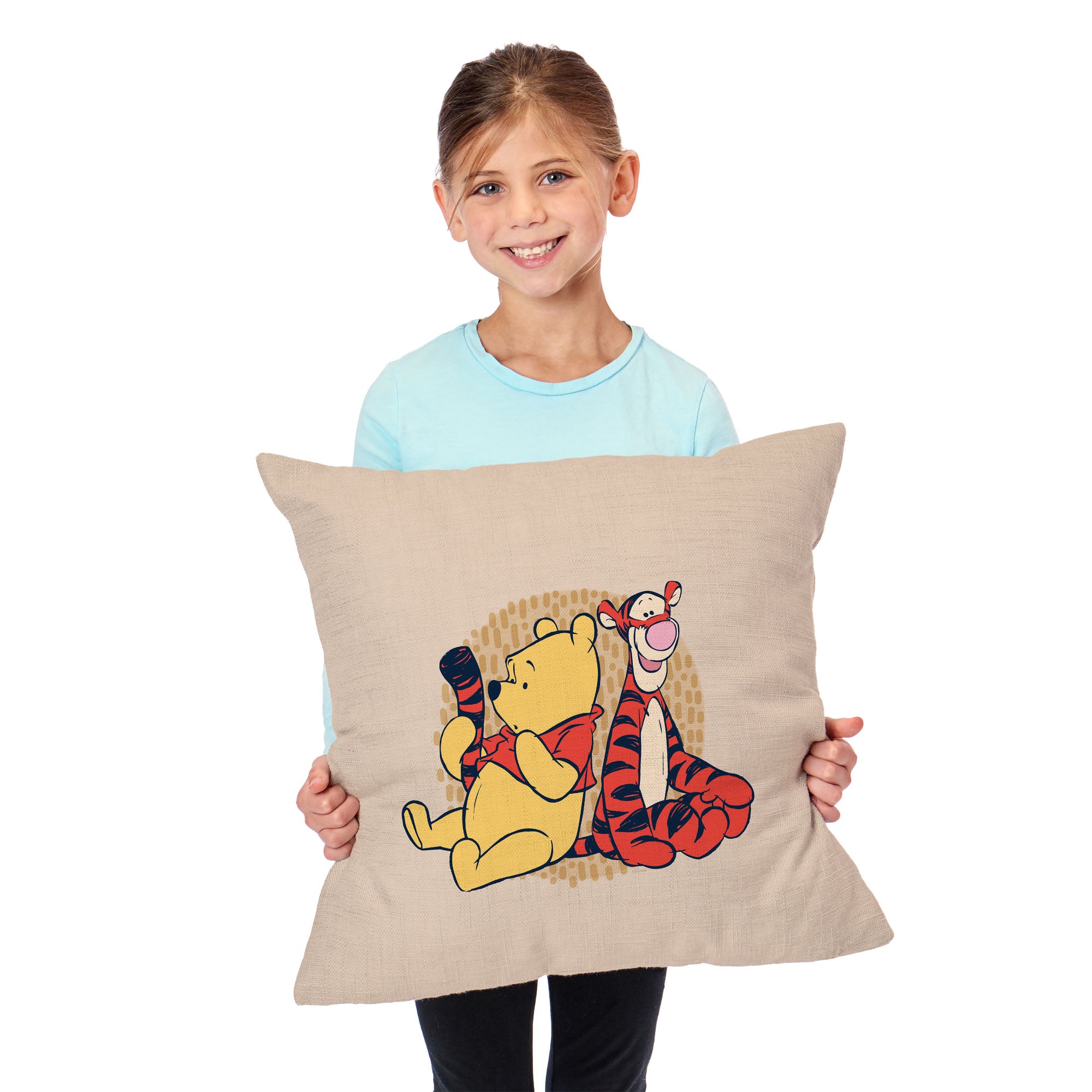 Disney Winnie the Pooh Tigger And Pooh Throw Pillow 18X18 Inches