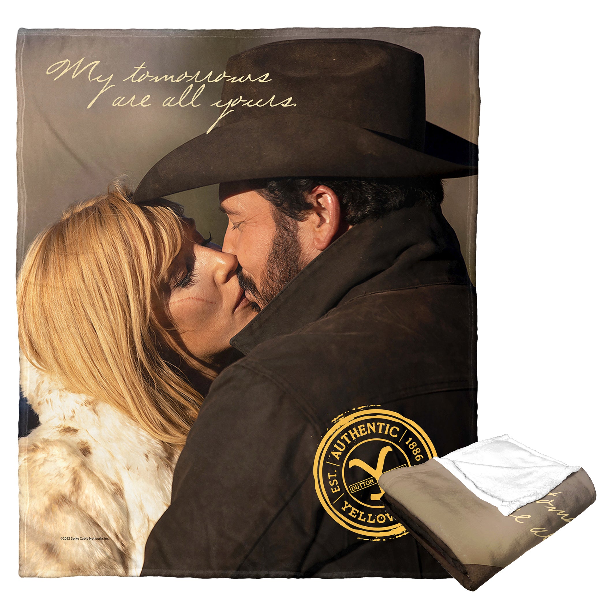 Paramount Yellowstone My Tomorrows Are Yours Silk Touch Throw Blanket 50x60 Inches