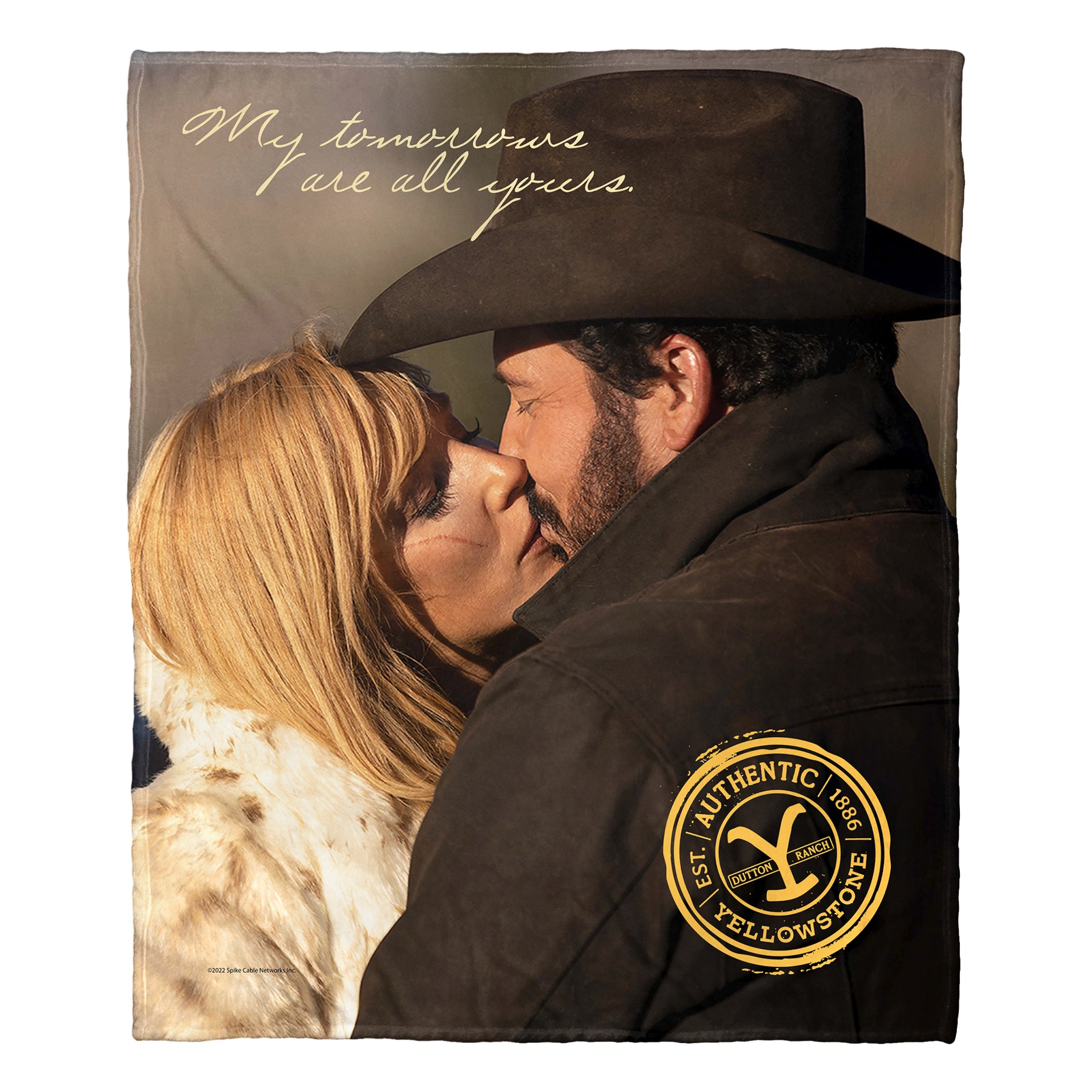 Paramount Yellowstone My Tomorrows Are Yours Silk Touch Throw Blanket 50x60 Inches