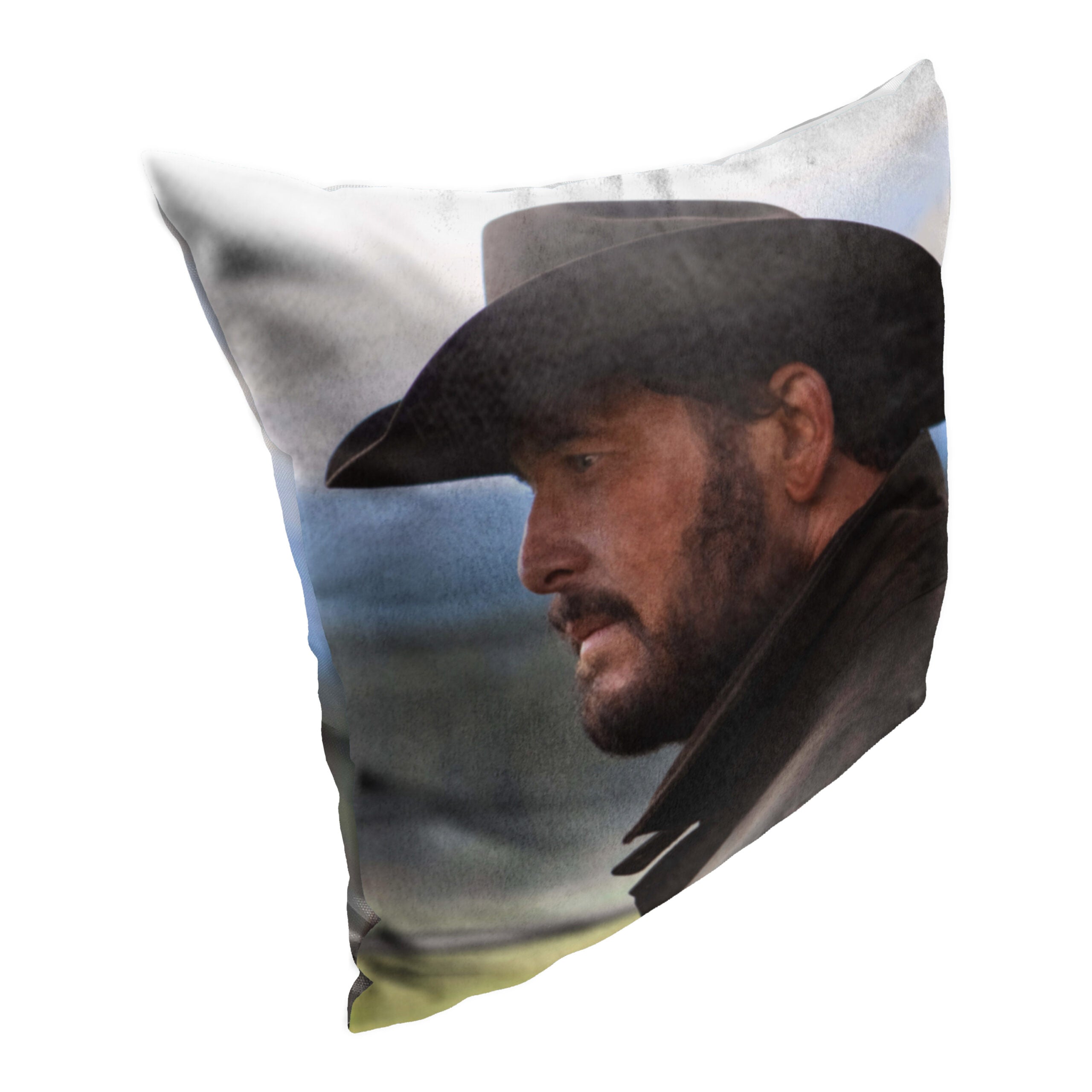 Paramount Yellowstone Rip Throw Pillow 18x18 Inches