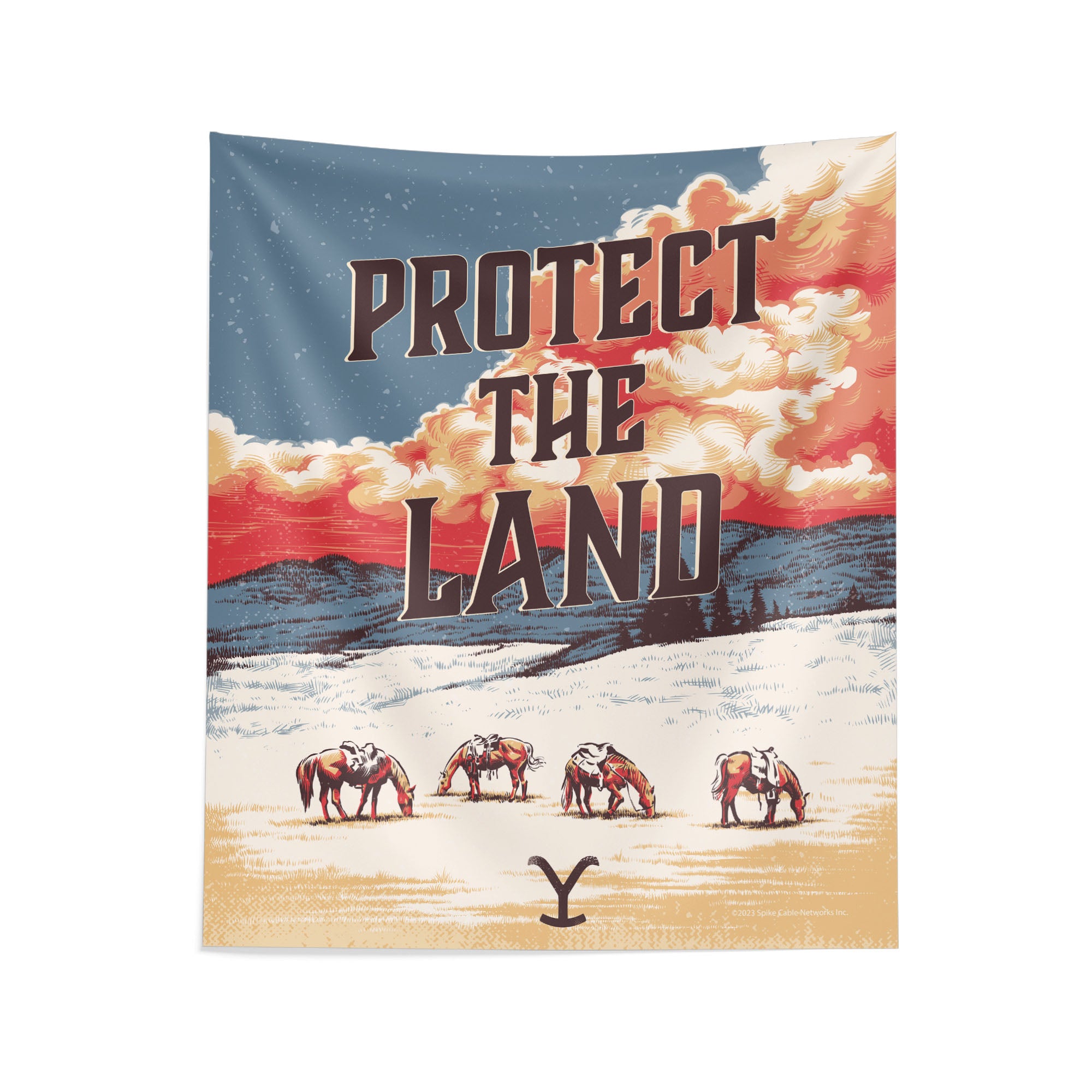 Paramount Yellowstone Protect The Land Wall Hanging