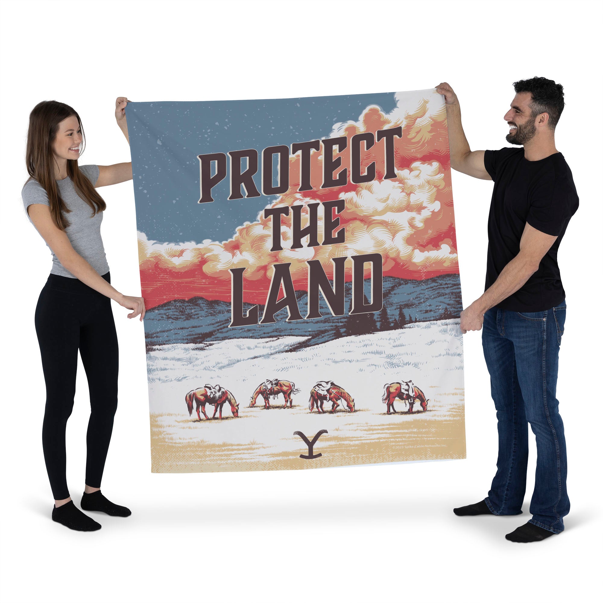 Paramount Yellowstone Protect The Land Wall Hanging