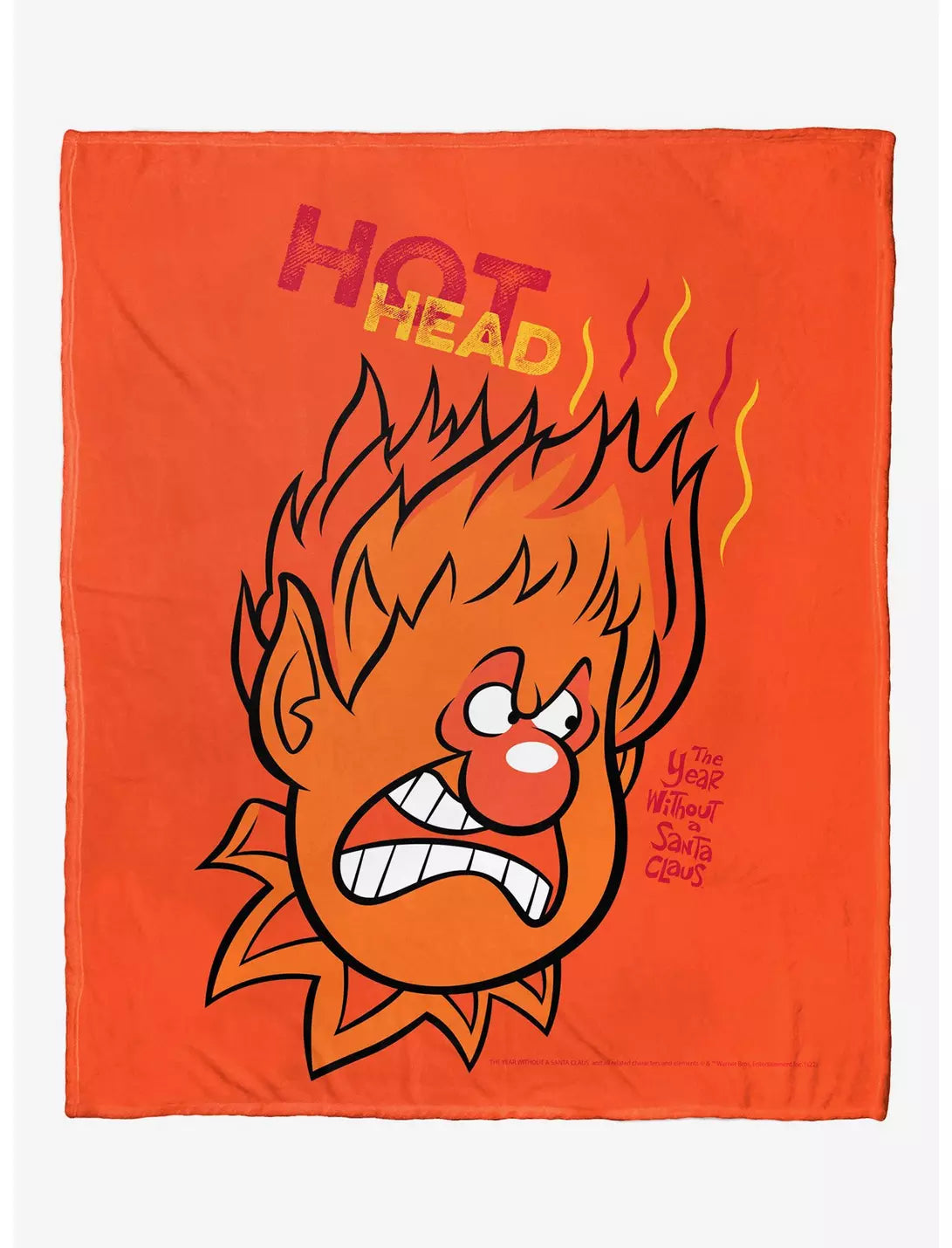 Warner Bros. Year Without A Santa Claus Hot Head Silk Touch Throw