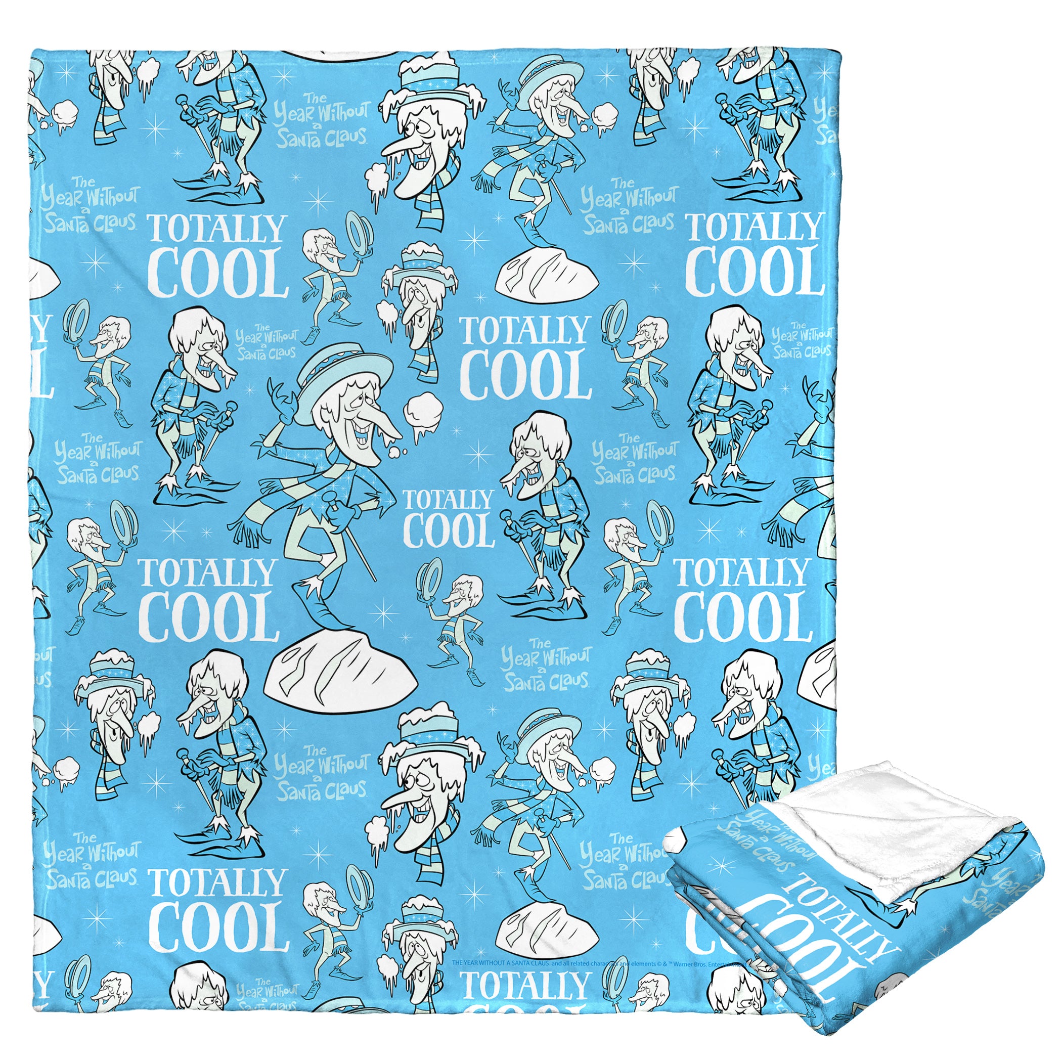 Warner Bros. Year Without A Santa Claus Totally Cool Silk Touch Throw