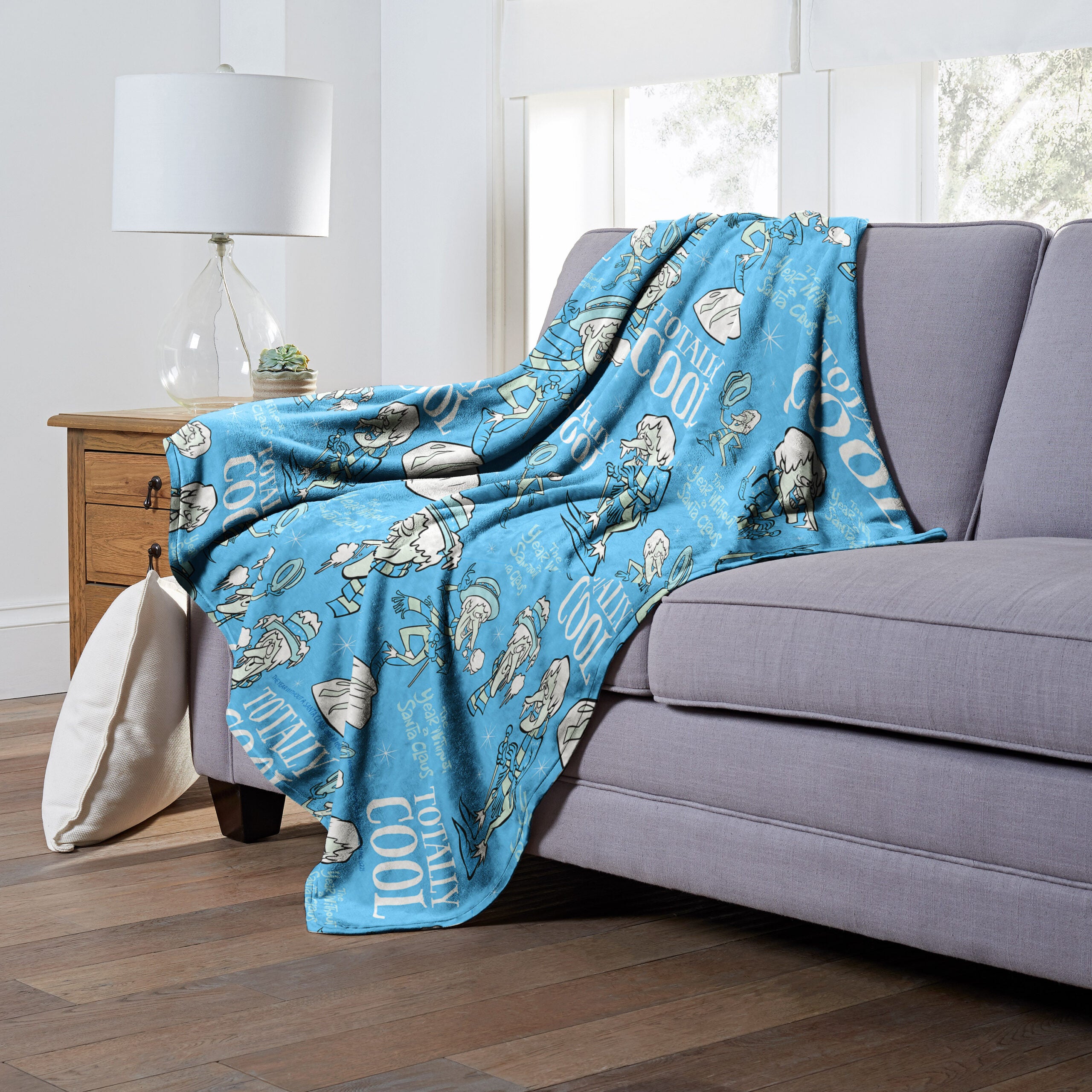 Warner Bros. Year Without A Santa Claus Totally Cool Silk Touch Throw