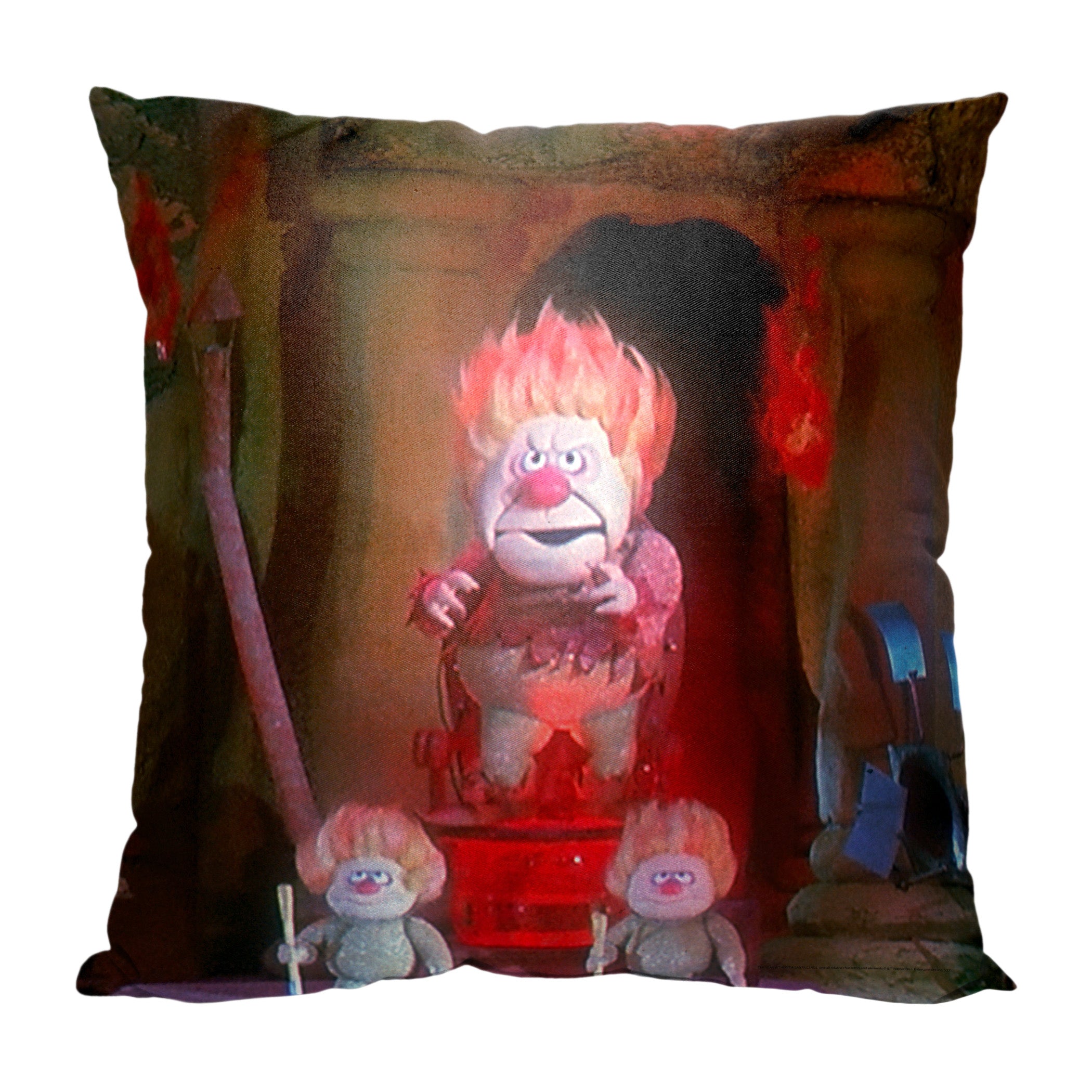 Warner Bros. Year Without A Santa Claus Hail Heat Miser Throw Pillow