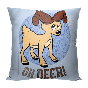 Warner Bros. Year Without A Santa Claus Oh Deer Throw Pillow