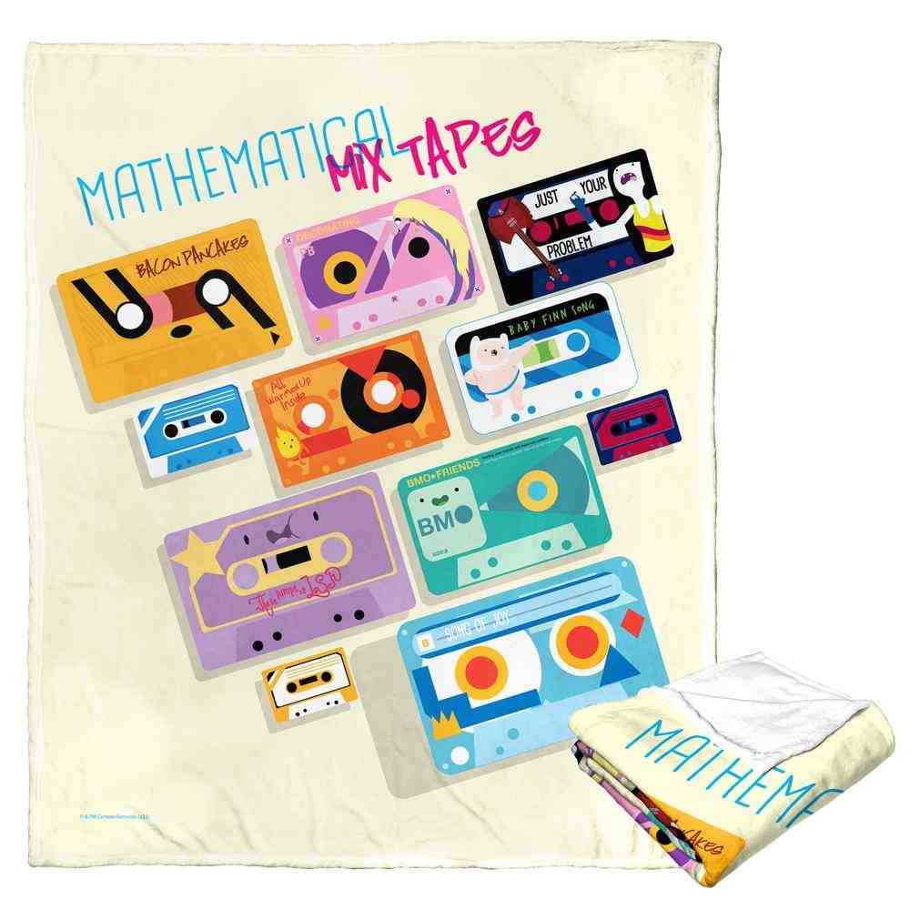 Cartoon Network Adventure Time Mathematical Mixtapes Silk Touch Throw Blanket 50x60 Inches