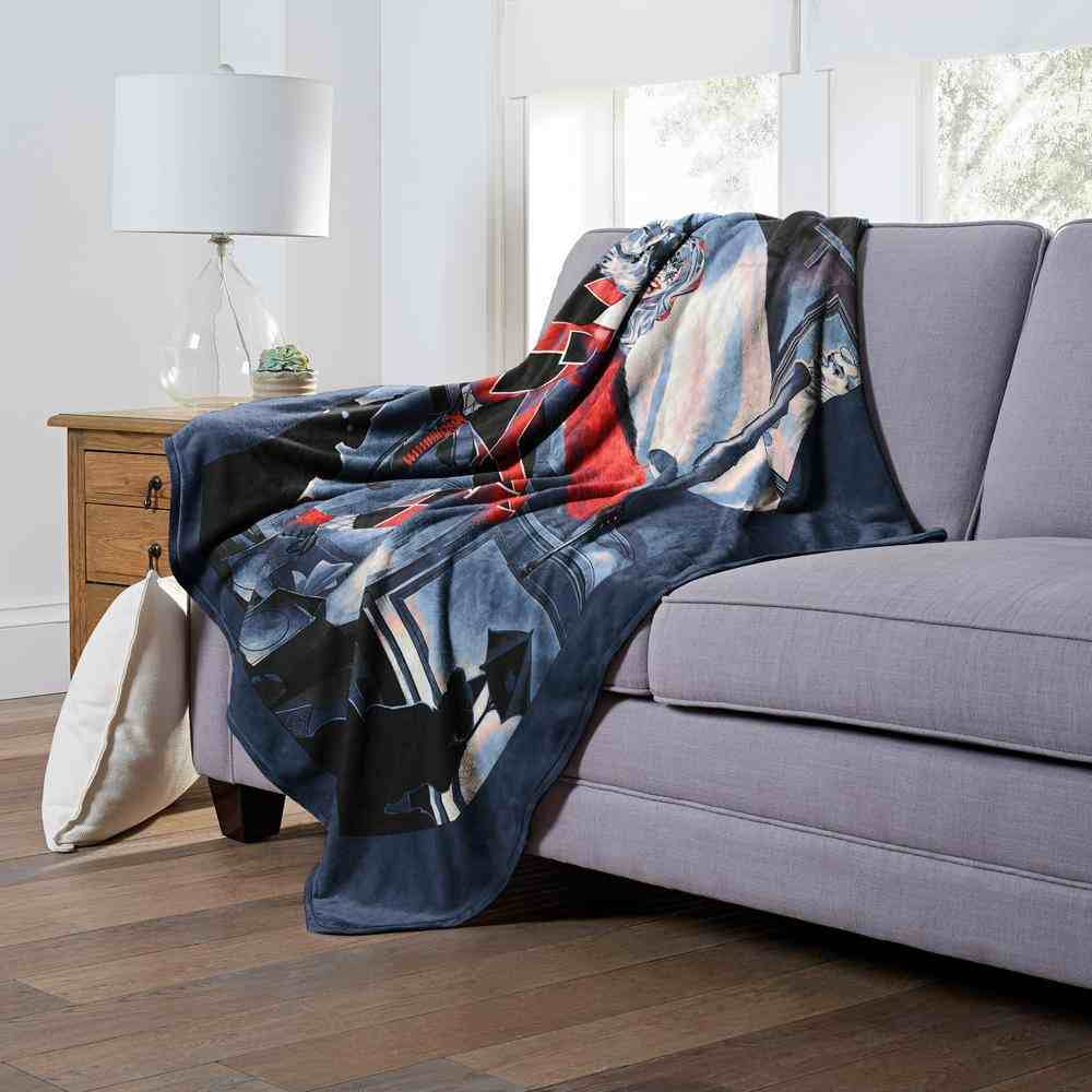 Warner Bros. Batman Breaking Glass Silk Touch Throw Blanket 50x60 Inches