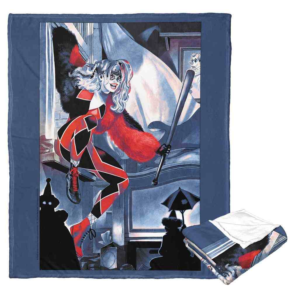 Warner Bros. Batman Breaking Glass Silk Touch Throw Blanket 50x60 Inches