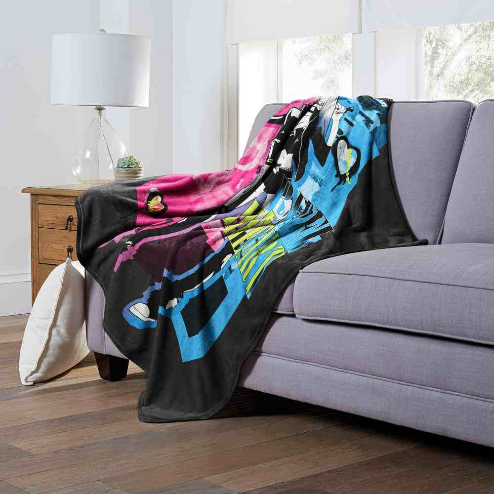 Warner Bros. Batman Rebel Heart Silk Touch Throw Blanket 50x60 Inches