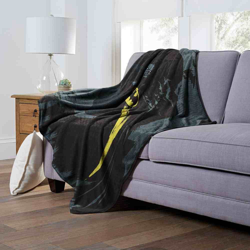 Warner Bros. Batman The Bat And The Cat Silk Touch Throw Blanket 50x60 Inches