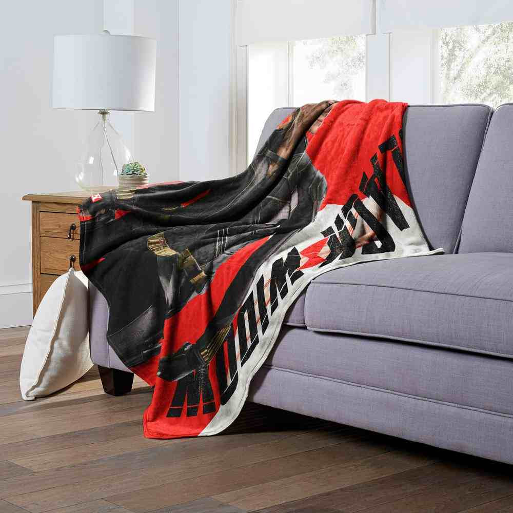 Marvel Black Widow Spy Game Silk Touch Throw Blanket 50x60 Inches