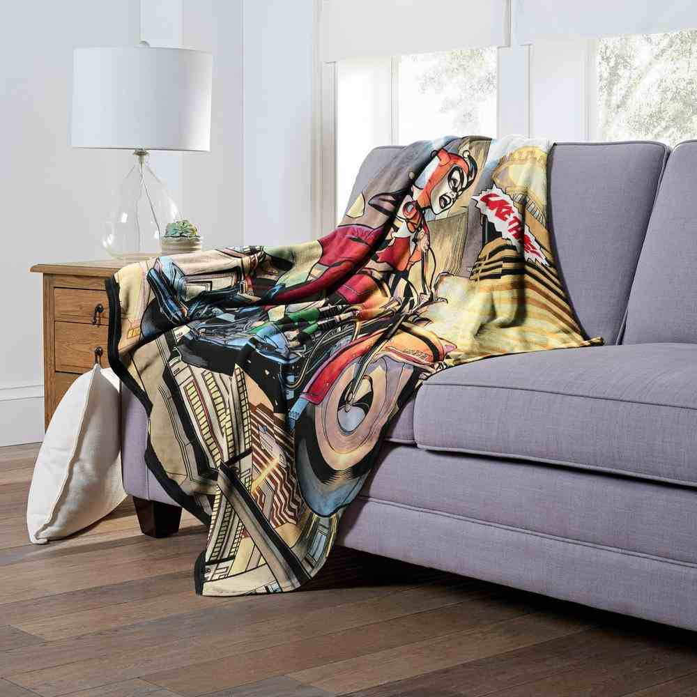 Warner Bros. Batman Wild Ride Silk Touch Throw Blanket 50x60 Inches